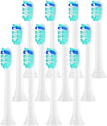 4/8pcs Replacement Toothbrush Heads Compatible with Soft Electric Brush Head(12PCS Cyan)