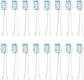 Compatible for Sarmocare S100 S200 S600 S700 S710 S800 S820 S900 S910 Toothbrush Heads Ultrasonic Sonic Electric(16white)
