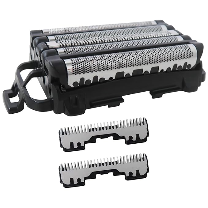 for Panasonic Shaver Replacement Outer Foil and Inner Blade Set WES9032P Compatible with ARC5 5-Blade Shavers ES-LV97-K ES-LV67-K ES-LV95-S ES-LV65-S