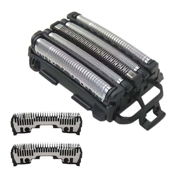 Shaver Replacement Inner Blades &amp Outer Foils ES-LV9N-S ES-LV97-K ES-LV67-K ES-LV95-S ES-LV65-S Compatible for Panasonic a-rc5 shavers