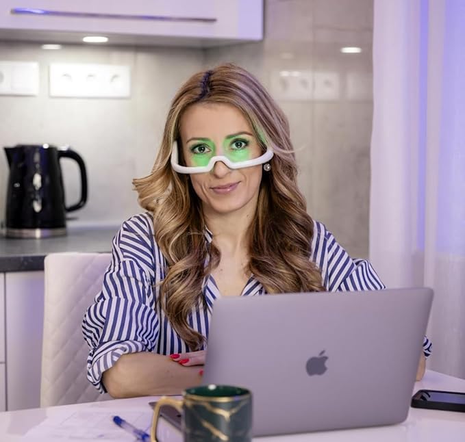 retimer 3 - Smart Light Therapy Glasses for Sleep &amp Circadian Issues - Insomnia Winter Blues Jet lag &amp Shift Work. Naturally Regulate Melatonin. AI App Integrated with Apple &amp Android He