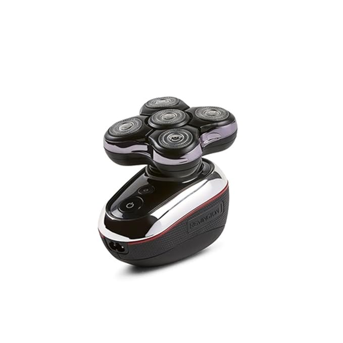 Remington Balder Boss Electric Razor for Head XR7120 - Premier Wet/Dry Bald Head Shaver Japanese Steel Blades Cordless Rechargeable Effortless Head Shaving with Precision Dual Track Heads