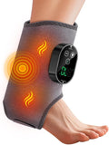 Foot and Ankle Massager for Pain Relief Ankle Heating Pad Foot Renew Triple Method Massager Rechargeable Cordless Design with 6 Heating 3 Massage Modes &amp Timer