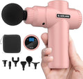 AERLANG Mini Massage Gun-PinkMuscle Deep Tissue Massager Gun Handheld Percussion Massager Portable Quiet Massage Gun with Carry Case for Home Office Gym Motehr Day Gifts for Women Men Her