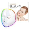 LED Face Mask Light Therapy Red Light Therapy Mask with 7 Colors 850nm Infrared &amp Red Light Therapy for Face Portable Anti-Aging Skin Rejuvenation Tool with Timer for Home Use