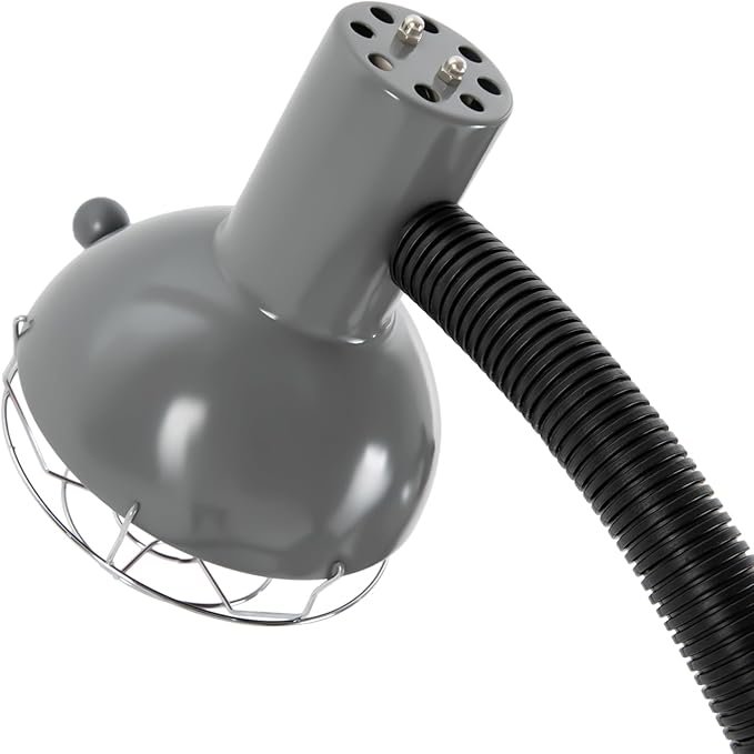 Hairdressing Heater 5-Head Infrared Heat Lamp 750W Salon Hair Steamer with 4 Wheels Adjustable Infrared Hair Dryer Color Processor Accelerator Hair Styling Perming Dyeing Machine (Silver-grey)