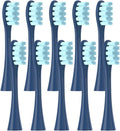 Replacement HeadsCompatible for Oclean Flow/X/X PRO/ Z1/ F1/ One/Air 2 /SE Brush Soft Sonic Toothbrush Vacuum(10 Blue)
