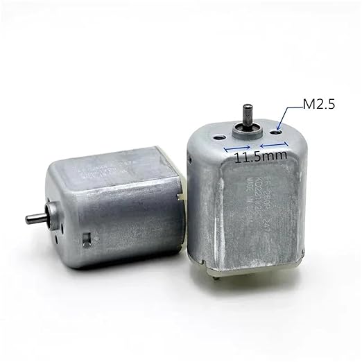 1pc FF-260PA-2474 3V 3.7V 4.2V 10300RPM High Speed Mini 24mm*18mm Flat Motor DIY Electric Shaver Razor Toy Model