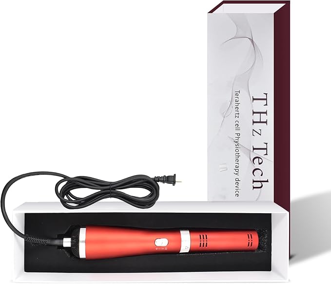 Generic Terahertz (THZ) Wand Therapy Devices Blower Healthy Physiotherapy Plates Electric Heating Therapy Massage Quantum Wellness/Body/Water Enhancement Terahertz Frequency Wand Red