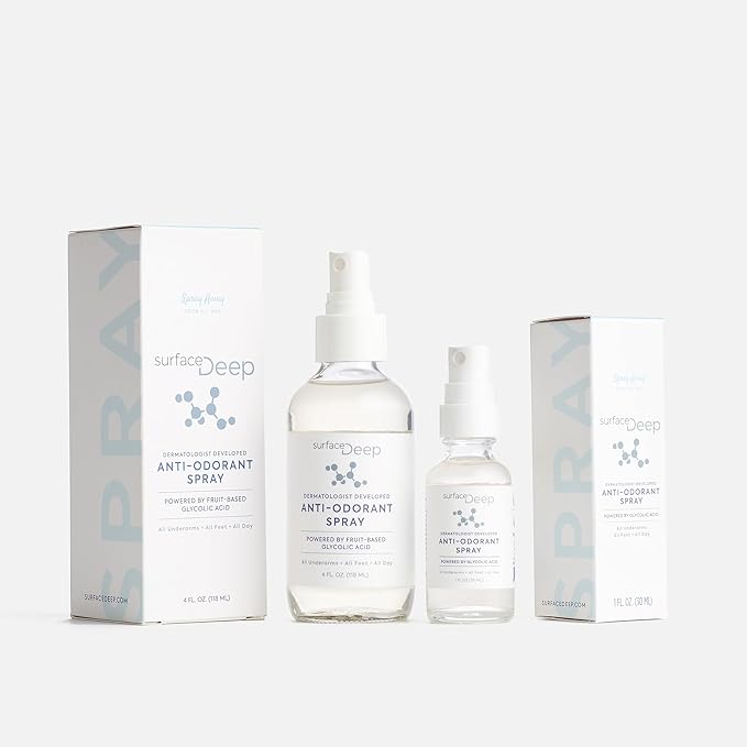 HOME AND AWAY SPRAY • Anti-Odorant 4.0 oz Full Size and 1 oz Travel Spray Bundle