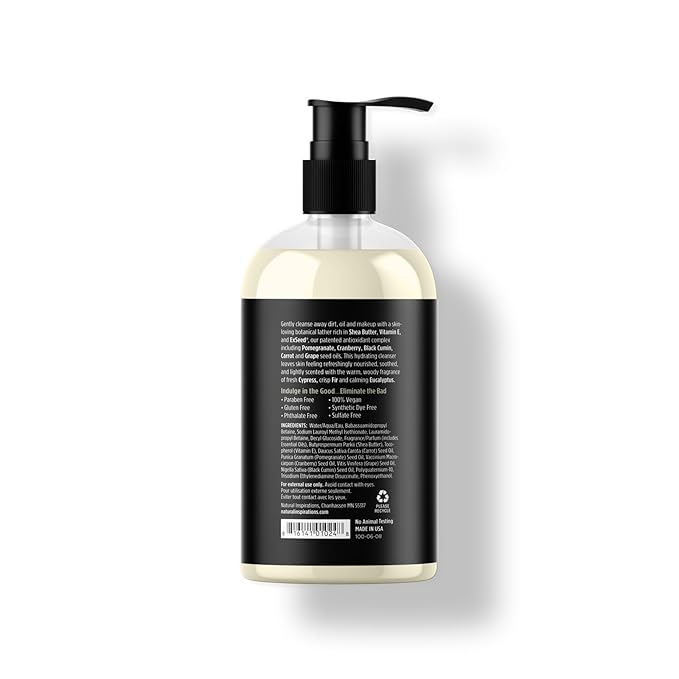 Natural Inspirations Cypres Moisturizing Hand + Face Wash 12oz
