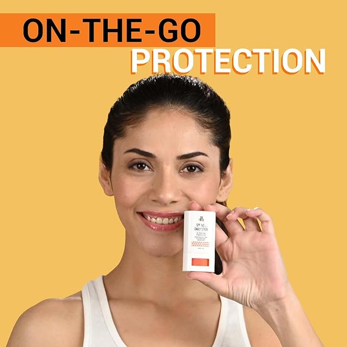 Sotrue SPF 50+ Daily Sunscreen Stick 15g | Lightweight Water Resistant | No White Cast | Broad Spectrum PA++++ | Non Sticky With Dewy Finish | Mess Free Sun Protection | Suitable for Face &amp Body