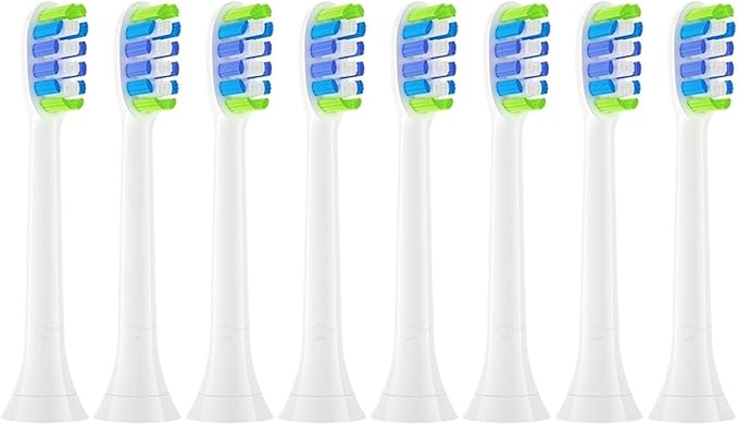 5Models Electric Toothbrush Head Compatible with HX5/HX6/HX7/HX8HX9 Series Models(Black)