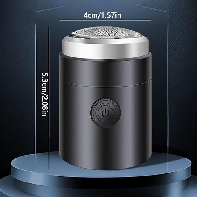 Electric Shaver Men's Electric Travel Shaver Wireless Electric Mobile Electric Travel Shaver USB Wet and Dry Beard Grooming Kit Men's Hair Removal Device for Short Hard Beard Hair