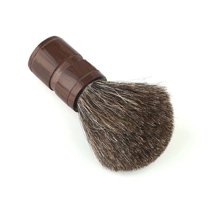 3pcs Natural Wooden Handle Bristles Mustache Beards Brush Fine Bristles Hairbrush for Men Shave Brushes for Men Wet Shaving