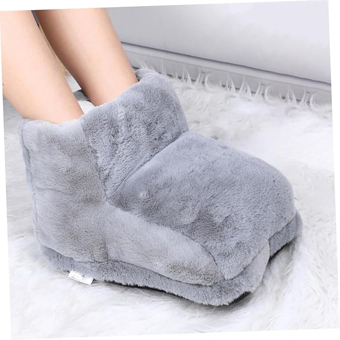 Baluue 3pcs Electric Heated Shoes for Warmth Foot Warmer USB Charging Portable Heated Boots for Use Cozy High-top Design for Comfortable