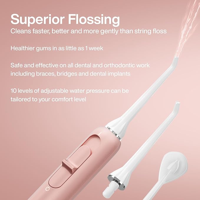 AquaSonic Home Dental Center PRO – Brushing &amp Flossing Made Easy – Brush &amp Floss – Power Toothbrush &amp Water Flosser – Whiter Teeth &amp Healthier Gums