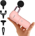 Super Mini Massage Gun Deep Tissues Percussion Muscle Massager Compact Sports Travel Massage Gun Portable Massager Gun for her him Pink