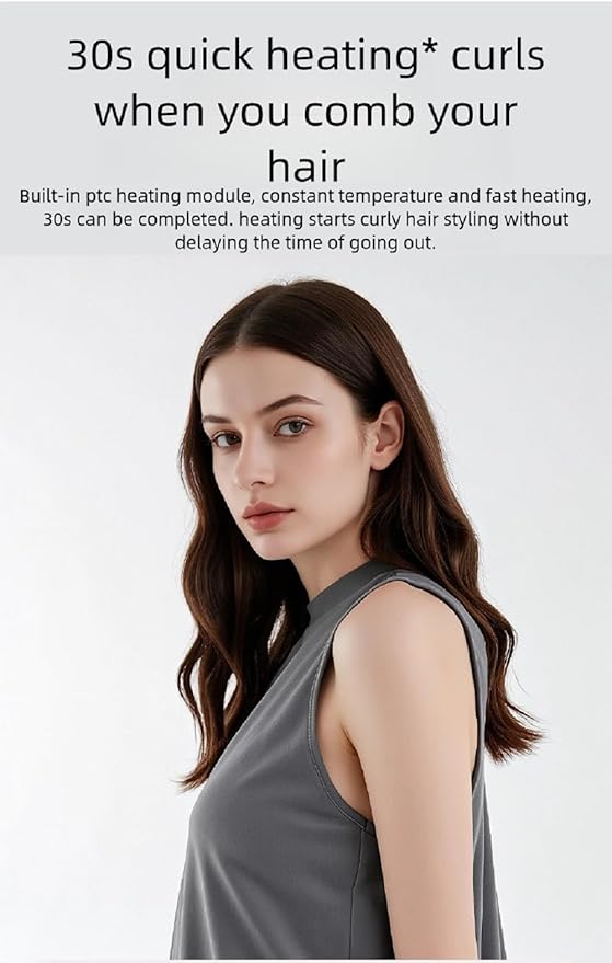 Fully Automatic Curling Iron 30 Second Rapid Heating 3-Speed Intelligent Temperature Control Suitable For Different Hair Types Thickened Anti Perm Teeth and 30 Minute Intelligent Power-off. (25MM)