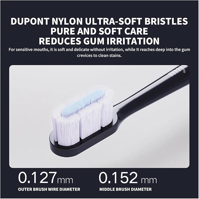 Compatible Toothbrush Head T700 Sonic Electric Waterproof Soft Health Replacement Bristles 2/4/6Pcs(6pcs)