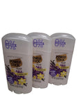 Power Stick Aluminum-Free Lavender Vanilla Deodorant Stick 2.5 oz for Women pack 3