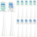 4/8/12/16Pcs Replacement Toothbrush HeadsCompatible for Philips Replacement Electric Brush Head 4100 6500 6100 7500 5300 1100(6Bule 6Green)