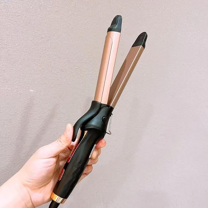 3 Temperature Curling Iron for Women As A Gift Hair Curler Curling Wand Portable Ceramic Travel Curling Iron for Short &amp Long Hair 110V-220V