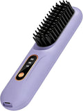 Hair Straighteners for Women3-Temp Rechargeable LCD Display - Cordless Hair Straightener Hot Brushfor Women Girls Long Short Styling Home Travel Party Daily Dating Wedding