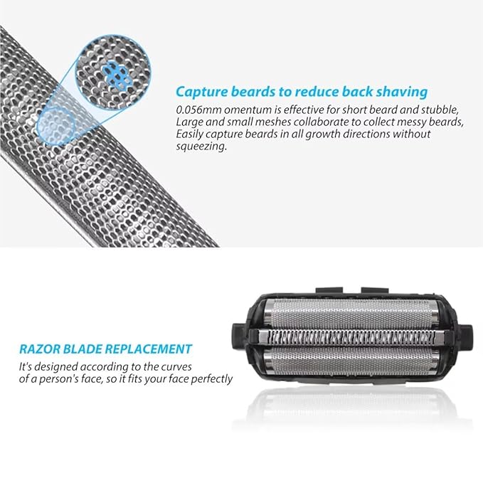 WES9068 WES9087 Shaver Head Cutters Replacement Razor Blades Foil Screen Kit Fit for Panasonic ES101 ES8101 ES8103 ES8109 ES-GA2 ES-GA21S ES-LT41 ES-LT71 ES-SL41 ES-ST23