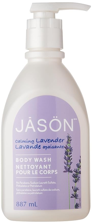 JASON Natural Body Wash &amp Shower Gel Calming Lavender &amp Purifying Tea Tree 30 Oz 2-Pack