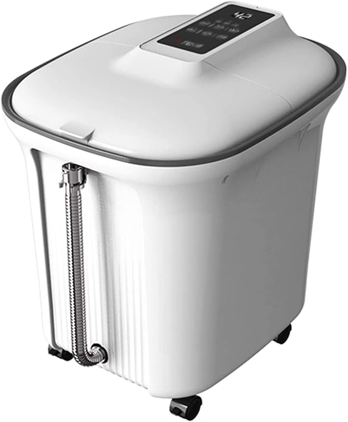 Foot Spa Massager Basin – Heated Electric Foot Bath Tub with Automatic Massage Rollers &amp Temperature Control – Spa Treatment That Rejuvenates Tired Feet &amp Relieves Pain &amp Pressure