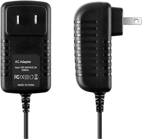 2-Prong 5V AC/DC Adapter Compatible with Nicwell F5025 F5020E Smart Oral Irrigator 4 Operation Modes Dental Flosser Rechargeable IPX7 Water Teeth Cleaner Picks Power Supply Battery Charger