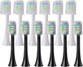 Replacement Brush Heads Compatible for SOOCAS X3U/X3Pro/X5/V1/D2/D3 6/12pcs Bristle Electric Toothbrush Sealed Packed(SHUSHI-WH6BK6)