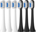 Replacement Brush Heads Compatible for Mijia T301 T302 T501 /501CSonic Electric Toothbrush Head Soft Bristle Nozzles(T301-302-WH3BK3)