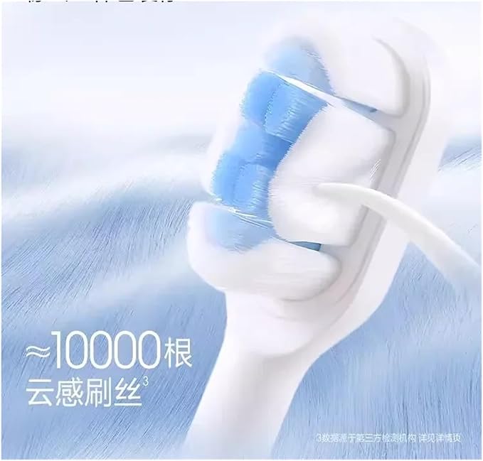 Compatible for Soocas X3 2Pcs Soocare Electric Toothbrush Cloud Feeling Head Compatible for Mi SOOCARE Brush Head Replacement(2 Boxes White)