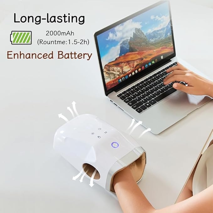 Hand Massager Cordless Hand Massager for Arthritis and Carpal Tunnel Gift for Men Women Parents Relaxation at Office