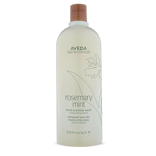 Aveda Rosemary Mint Hand &amp Body Wash | Liquid Hand Soap and Body Wash | with Invigorating Aroma of Certified Organic Peppermint &amp Rosemary