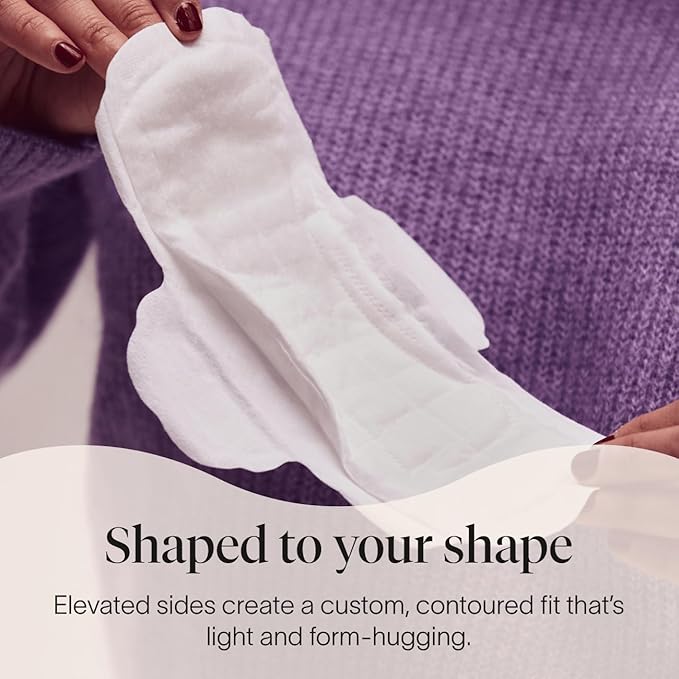 Cora 100% Organic Cotton Topsheet Pads (68 Made to Move Regular Pads)