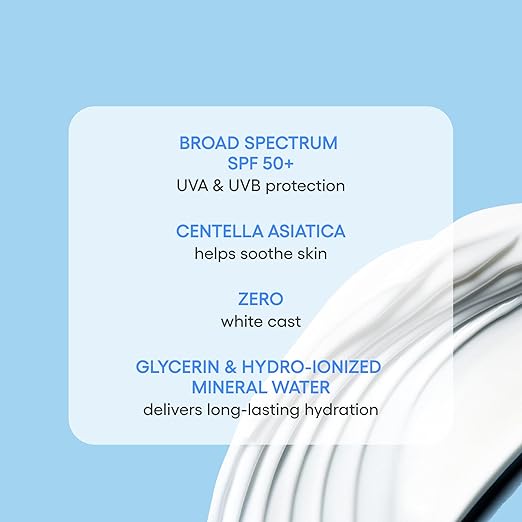 LANEIGE Hydro UV Defense Sunscreen SPF 50+ Hypoallergenic &amp Dermatologist-Tested Korean Broad Spectrum Sun Protection with No White Cast