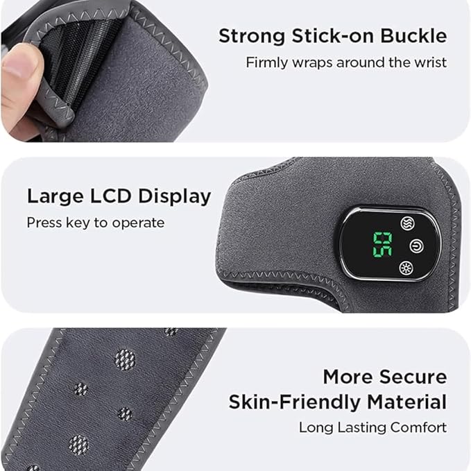 Triple Method Upgrade Wireless &amp Portable Foot with 3 Vibration ModeTriple Therapy Foot .(2pcs)