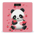 Cartoon Strawberry Panda Bathroom ScaleHighly Accurate Digital Weighing Machine for People Bright LED Display Weight Scale for The Aldult Home Use