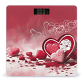 Valentine Day Bathroom Scale Ultra-Bright Liquid Crystal Screen Weight Scale Accurate Bathroom Body Scales for Body Weight Bathroom Pet Home Bedroom Gift-Giving