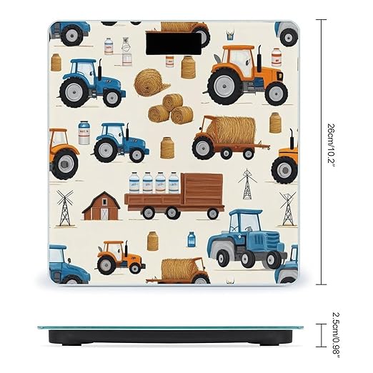 Energy Saving Scale Bathroom Weighing Scale Smart Scale for Body Weight Digital Farm Cars Tractor Truck