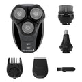 Remington Balder 3 Head Shaver Dual-Track Cutting Heads Multi-Directional Pivot 45 Minute Run Time 100 Percent Waterproof Complete Grooming Kit with Beard Trimmer Nose and Ear Trimmer