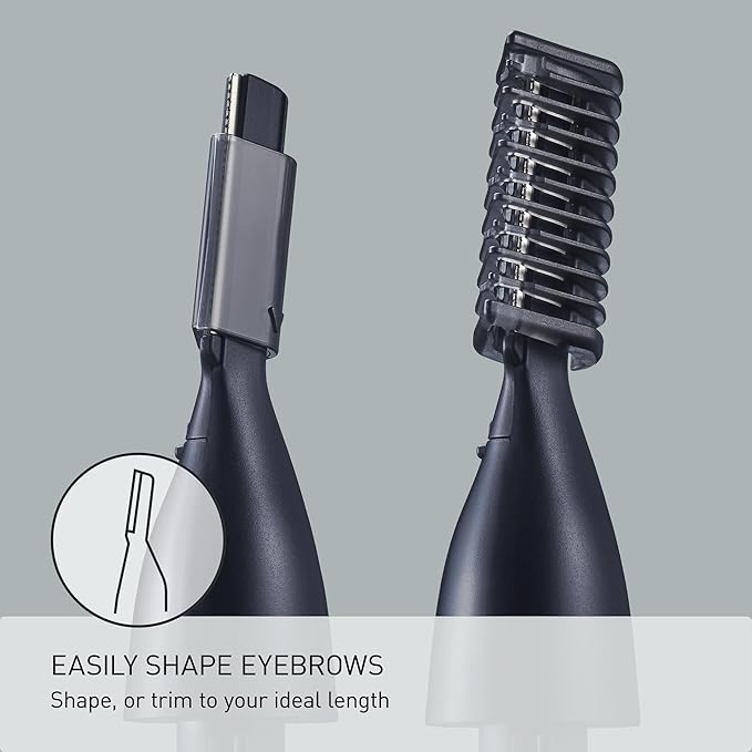 Panasonic MultiShape Facial Detail Shaver Trim Set Attachment Eyebrow Trimmer Beard Detail Trimmer and Detail Shaver Wet/Dry Add to MultiShape Grooming System Easy-Clean Tool - ER-CDT1-A