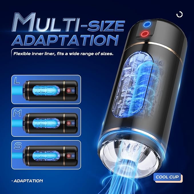 Male Masterburbatar Hands Free with 10 Vibration Sucking Massagers Modes Automatic Male Mastusbafor Tight Sleeve Hoodies Pussy Pocket Silicone Electric Massager Machine PW101446 (Black)