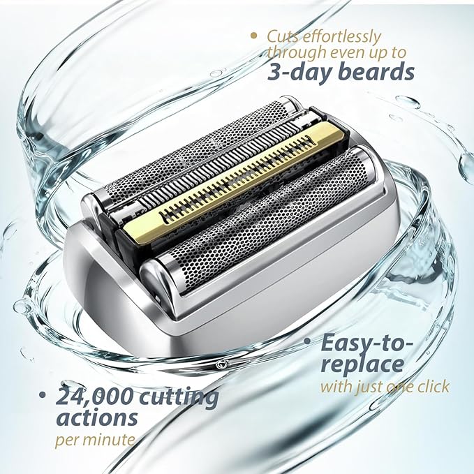 92M Electric Replacement Shaver Head Compatible with Series 9 Shaving Razor Head Suitable for S9 9290cc 9291cc 9370cc 9376cc 9293s 9260s 9295cc 9385ccfor men.