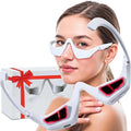 UTK Under-Eye Red Light Therapy Glasses for WomenEye Massager for Dark Circles Eye Bags Puffiness Wrinkles Fine Lines39g Ultra Lightweight RechargeableGift for Women Mom Girlfriend