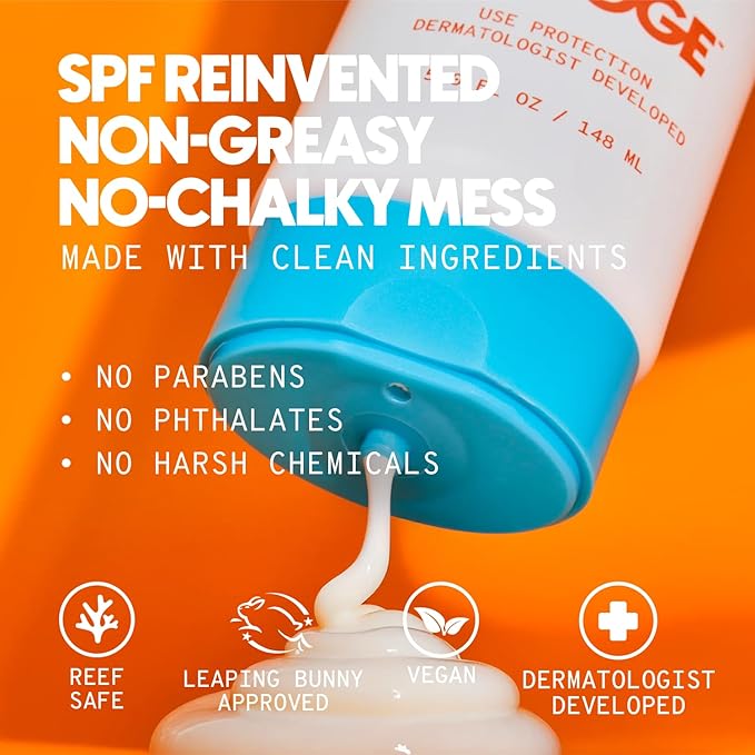 The OG Mineral All-Screen SPF 50 Face + Body Dermatologist Developed Broad Spectrum Sheer Sunscreen - Non-Greasy No Chalky Mess &amp Reef Safe All-Weather Care with Aloe + Vitamins C+E - 5 Oz