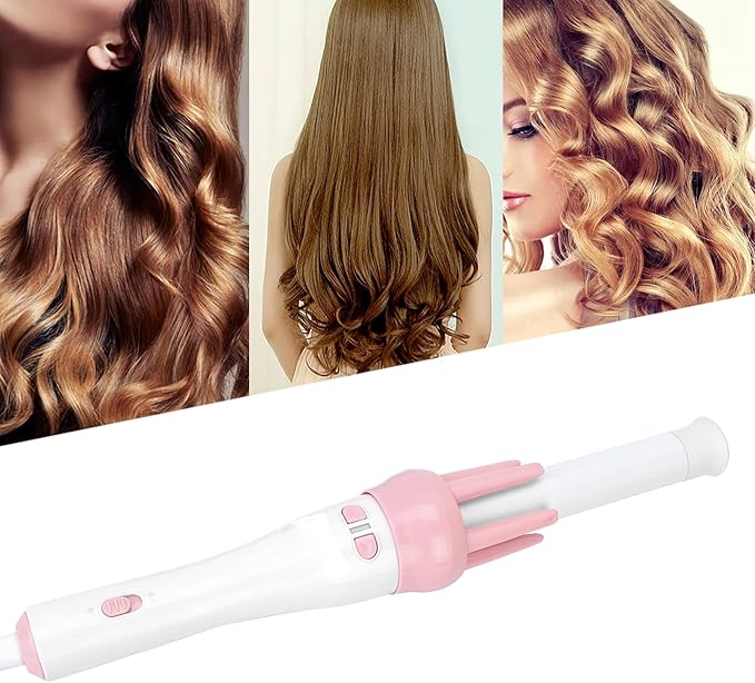 Automatic Curling Tongs Rotating Hair Curling Wand Iron Wavers Professional Auto Curler Ceramic Tourmaline Barrels 200¡æ Constant Temperature 30s Faster Heat Salon Tool Gift